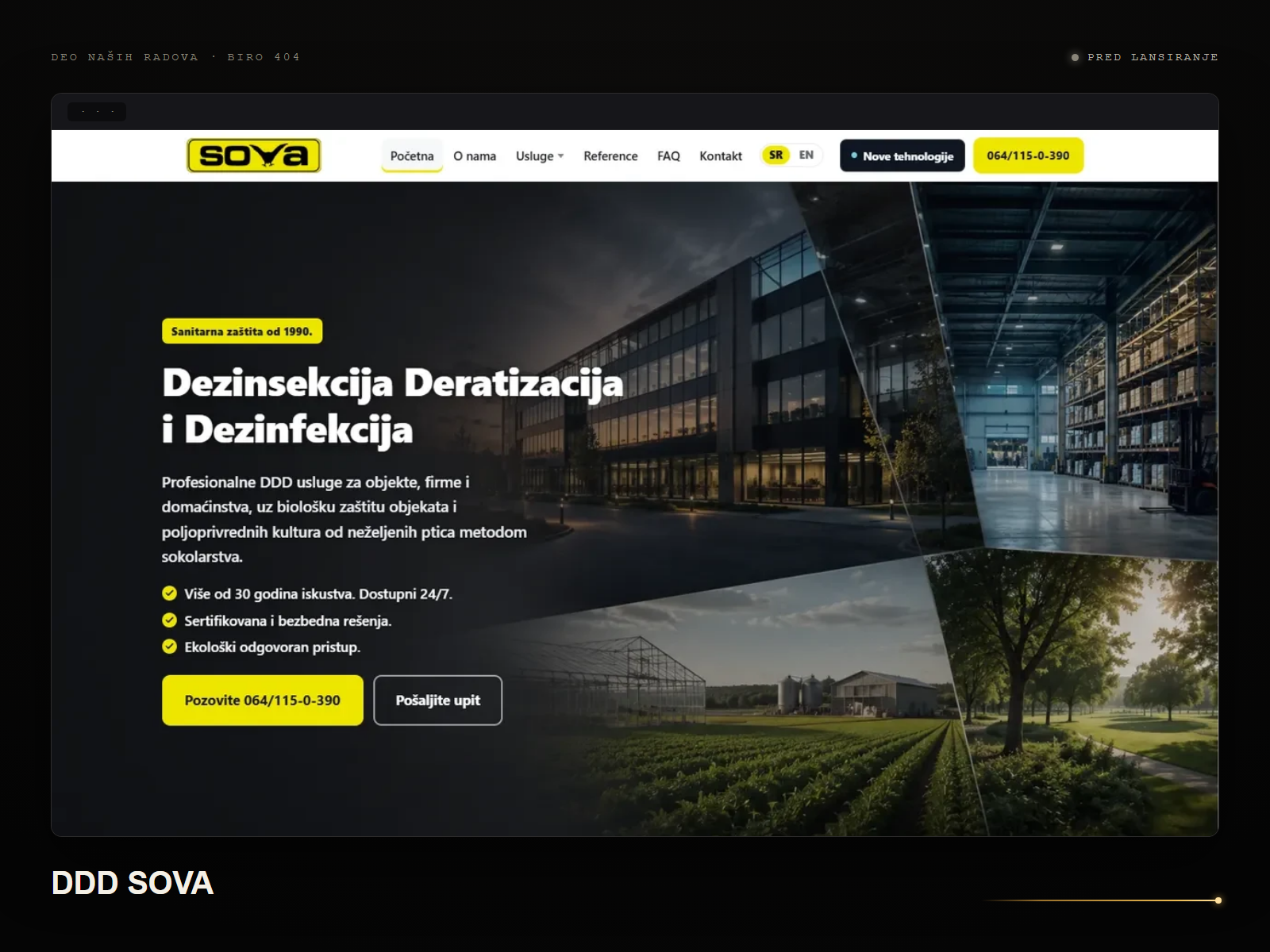Cover: DDD SOVA — pred lansiranje